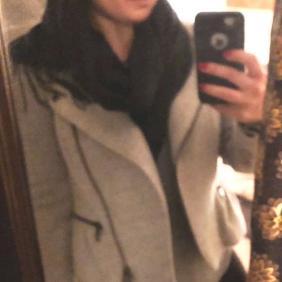 SOLD*Burberry London Wool Peplum Motorcycle Jacket - Picture 2 of 7